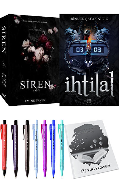 İndigo Kitap İhtilal 2 Zede ve Siren iki Emine Tavuz 2li Set + Hediyeli