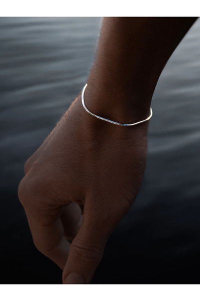 Dukkanka Minimal Bond Sade Premium Çelik Bileklik