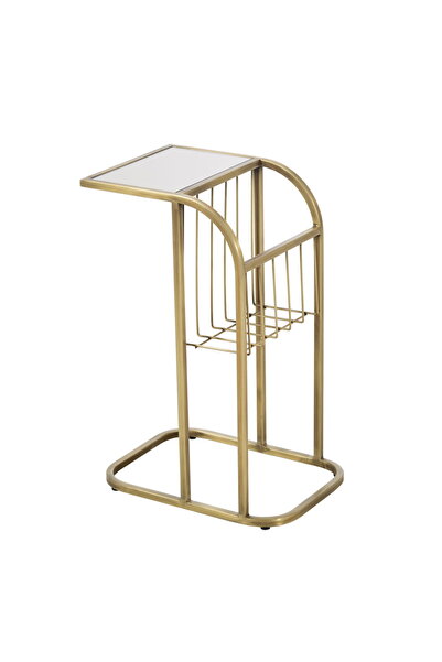MUVA Concept Spire Metal Gold Dergilik Yan C Sehpa