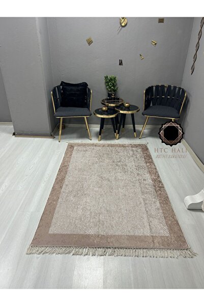 HTC HALI DİJİTAL BASKI YIKANABİLİR KAYMAZ DERİ TABAN SALON HALISI MUTFAK HALI...