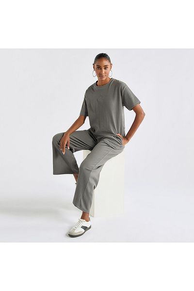 FAV Embroidered Crew Neck T-shirt and Pants Set