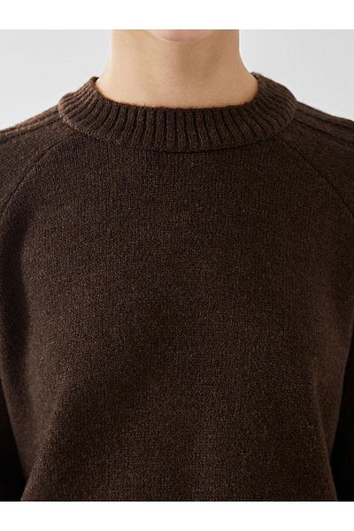 LC Waikiki Lcw Modest Crew Neck Women's Knitwear Tunic