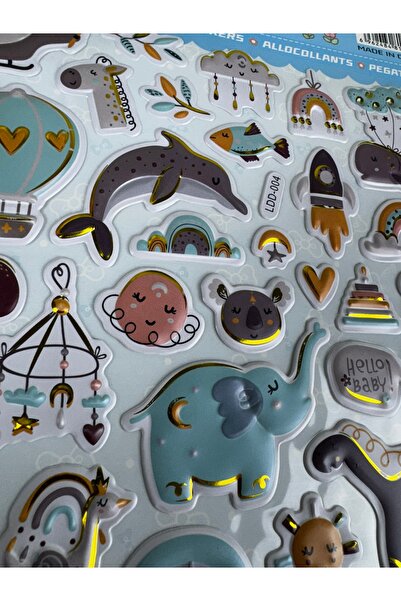 cakaybu Autocolant în relief 3D Hello baby Hello baby