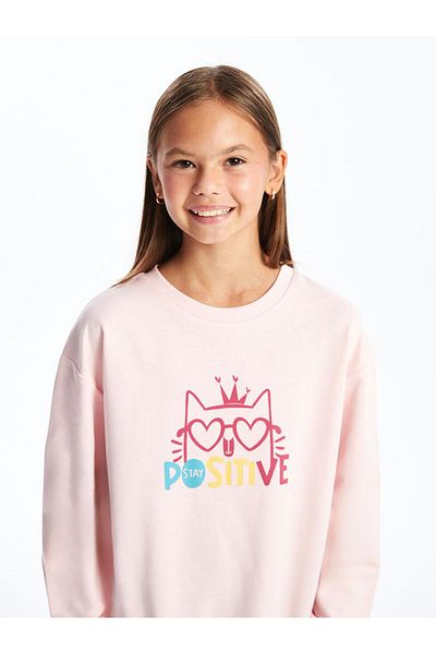 LC Waikiki Φούτερ LCW Kids Crew Neck για κορίτσια