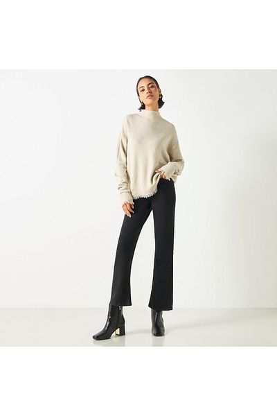 2Xtremz 2Xtremz Textured High Neck Sweater with Long Sleeves