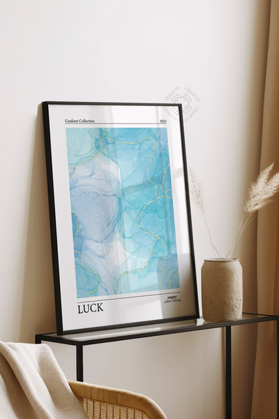 Basquiart Poster cu ramă neagră din seria Aura, numărul tabloului: 46