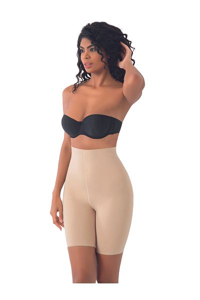 SOFT Pa Clothing Laser Cut High Waist Long Corset No Trace Shrink Two Sizes Non-Slip Silicone Texture