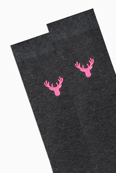Bross Чоловічі шкарпетки з вишитим оленем на підошві