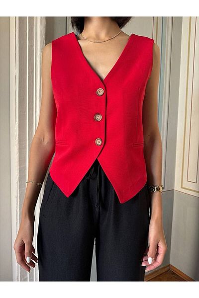 İLKCET MODA سترة نسائية - قماش مزدوج