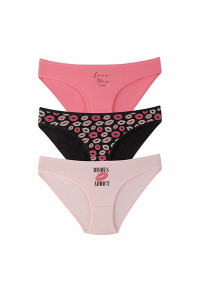Dominant 3-Piece Cotton Women's Bikini Set