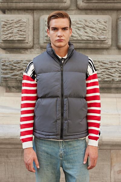 Danger Men's Padded Inflatable Vest Anthracite