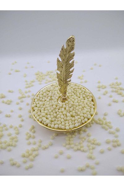 KARAHOFFİCİAL 100 Gr White - Ivory Rice Burr Cake Decoration