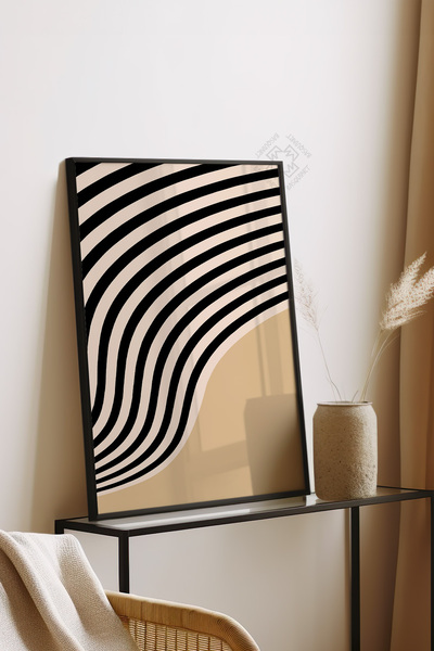 Basquiart Seria Bauhaus Nr.:66 - Negru