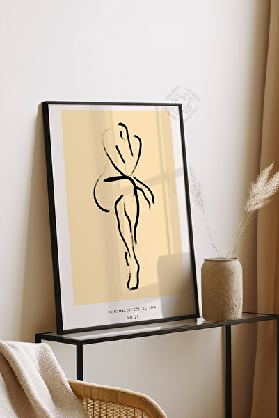 Basquiart Poster din seria Bohemian cu ramă din lemn, Tablou nr:85