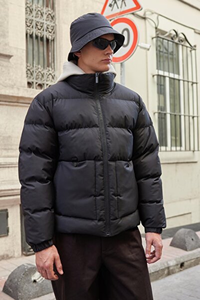 Danger Men's Waterproof Puffer Jacket Black