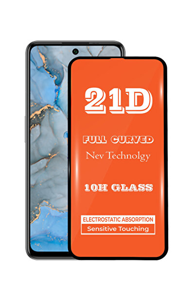 KZY İletişim General Mobile GM22 Pro ile Uyumlu Tam Kaplayan 21D Temperli Ekr...
