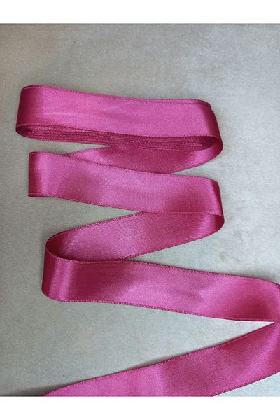yörük tuhafiye 10 Meters Fuchsia Satin Ribbon - 3 cm a Ball