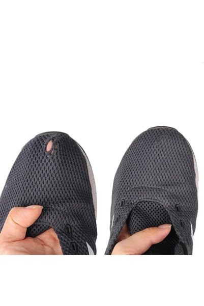 LOVYCO 4 Ad Yuvarlak Gri Ayakkabı Yaması Spor Ayakkabı Kendinden Yapışkanlı Tamir Delik Onarım Yaması 4 Cm