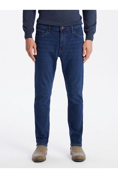 LC Waikiki Ανδρικό τζιν παντελόνι Lcwk 750 Slim Fit με Fleece εσωτερικά