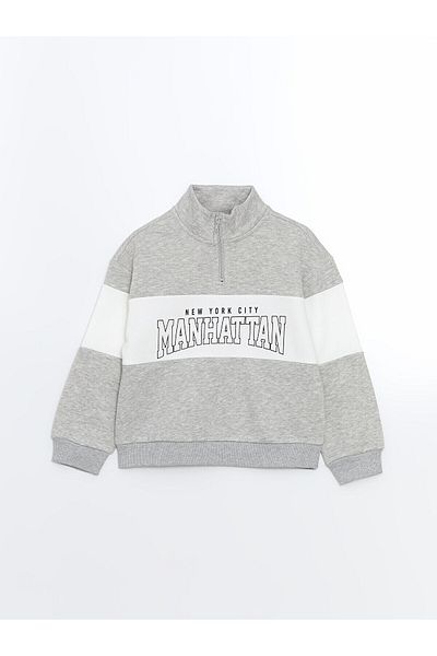 LC Waikiki Lcwk Stand Collar Girl's Sweatshirt