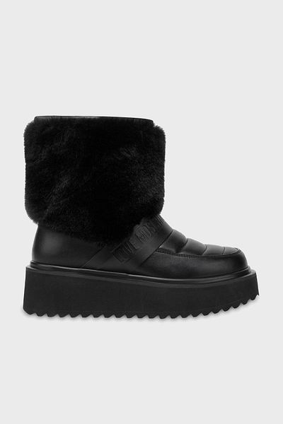 Love Moschino Soft Feather Logo Thick Sole Boots Boots Ja24296I0Liec00B
