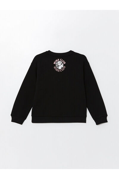 LC Waikiki Χοντρό φούτερ για κορίτσια με στάμπα Lcw Winx Club