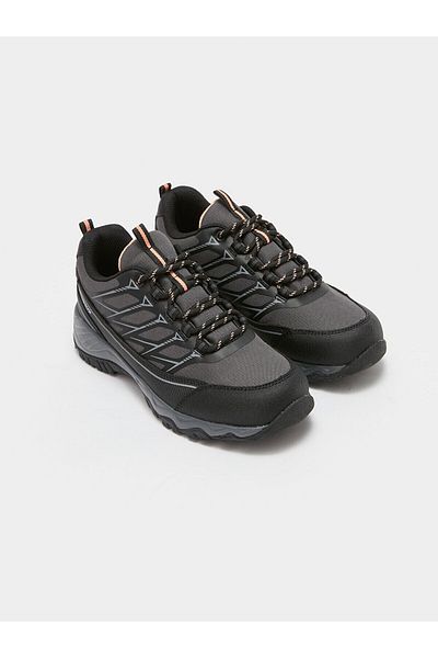 LC Waikiki Lcw Steps Black Lace-Up Waterproof Women's Trekking Boots