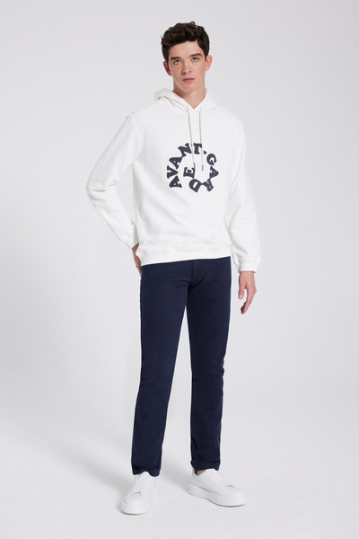 D'S Damat Φούτερ Ds Damat Slim Fit Ecru