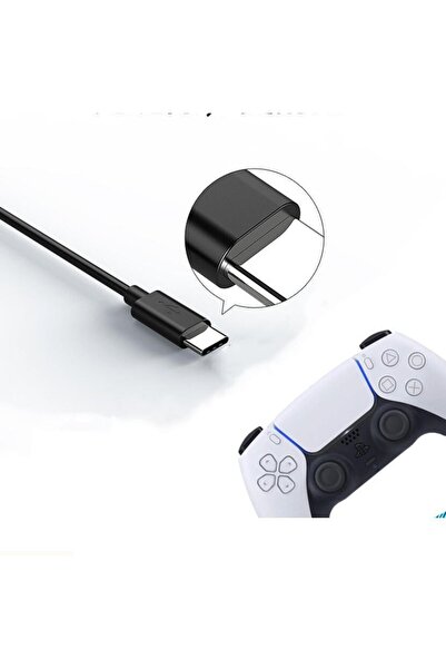 Dobe PS5 Dualsense PS5 Dualsense Edge Joystick Orijinal Şarj Kablosu-1.8M