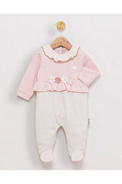 Babydola Mevsim Çiçekleri Kız Bebek Tulum