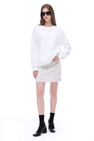 Perspective Antors Regular Fit Standard Boy Reglan Kol V-Yaka Ekru Ust