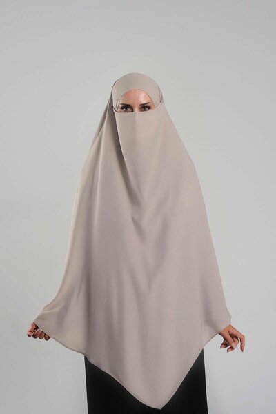HÜRREM BONE Mlečna kafa praktični instant hidžab šal koji se lako navlači, kr...