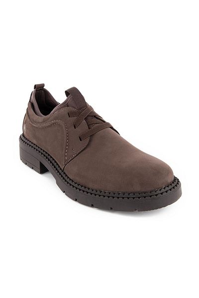 Hush Puppies Мъжки ежедневни обувки Kabo от набук, сиво-сиви