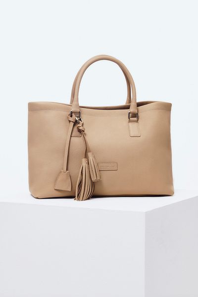 Perspective Beige Bag