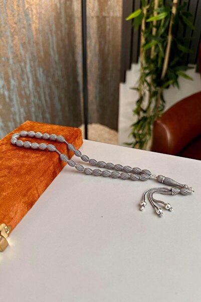 dergah tesbih Telkari Racon Model 925 Ayar Gümüş Tesbih