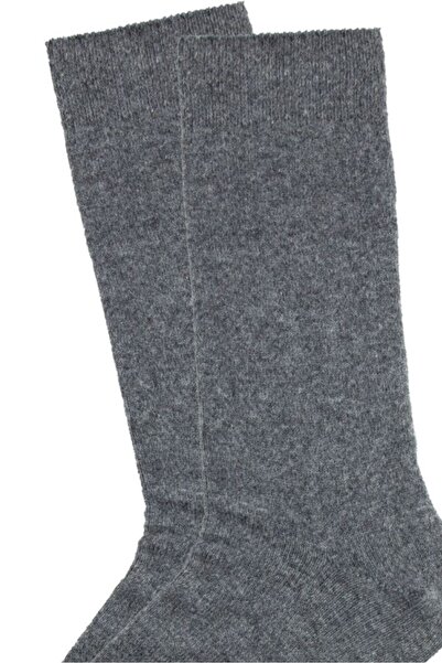 Bross Чоловічі зимові шкарпетки з антрацитової вовни