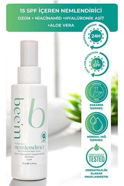 Su Bazlı Tüm Cilt Tiplerine Uygun 15 Spf Nemlendirici 75 ml