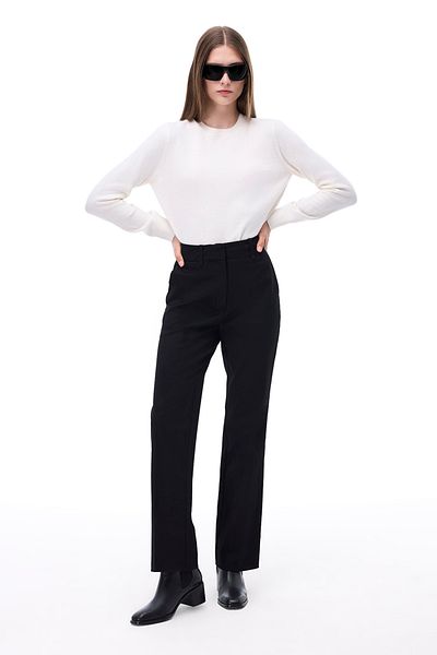Perspective Akadias Slim Fit Long Length Black Pants