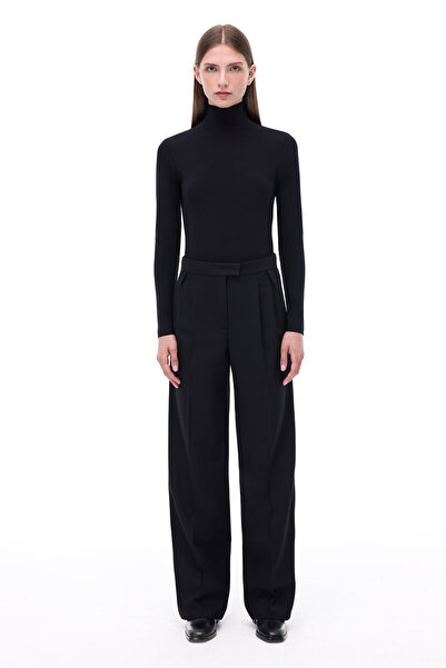 Perspective Alramis Regular Fit Long Length Black Pants