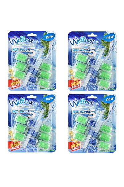 Wc Klozet Blok Çam Ferahlığı 3'lü Mega Paket - Wc Klozet Bloğu Çam Kokulu 3'l