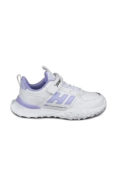 Jump 29602 Velcro White - Liliac Pantofi sport pentru fete Pantofi sport casual