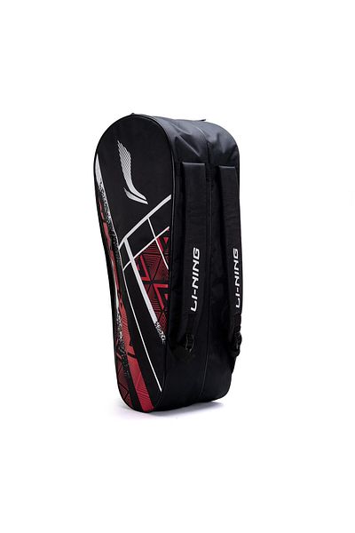 Li-Ning Raider Max Double Zipper Badminton Kit Bag | Black | Large | Unisex | Easy Mobility