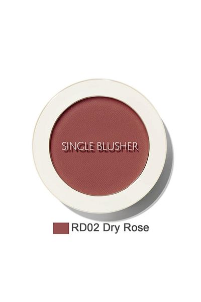 THE SAEM Single Powder Blush with Sebum Control - Saemmul Single Blusher-Dry Rose (Vi̇oni̇ne)