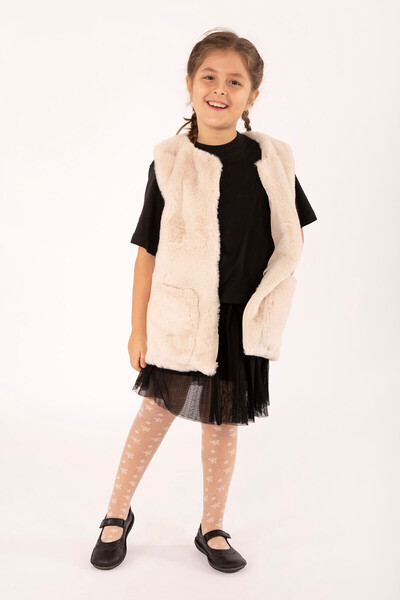 NBB Butterfly Patterned Powder Children's Pantyhose