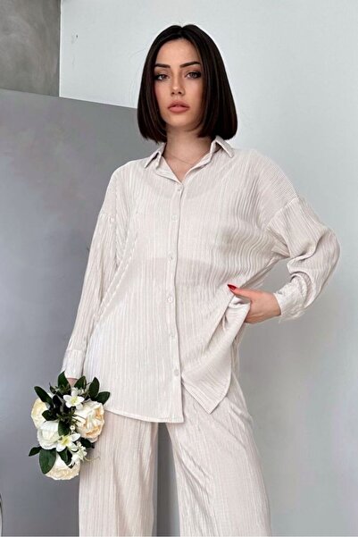 VERYMODA قميص أكورديون مزين بالأحجار |   F1426