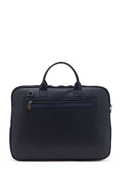 Bilik Deri Navy Blue Rölax Unisex Laptop & Briefcase Rh09 Business