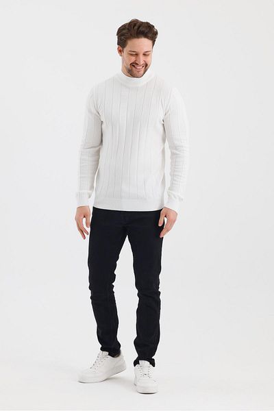 ALEXANDERGARDI Half Turtleneck Regular Fit Knitwear Sweater (E24-Eze-34)