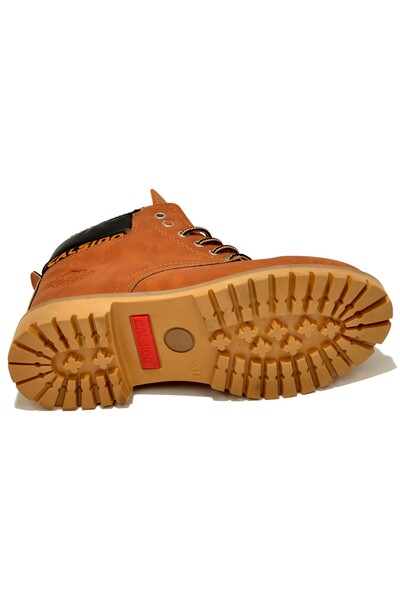 Calsido Bot Kışlık Su Ve Soğuk Geçirmez Bağcıklı Kaymaz Taban Ortopedik Taban Günlük Kullanıma Uygun