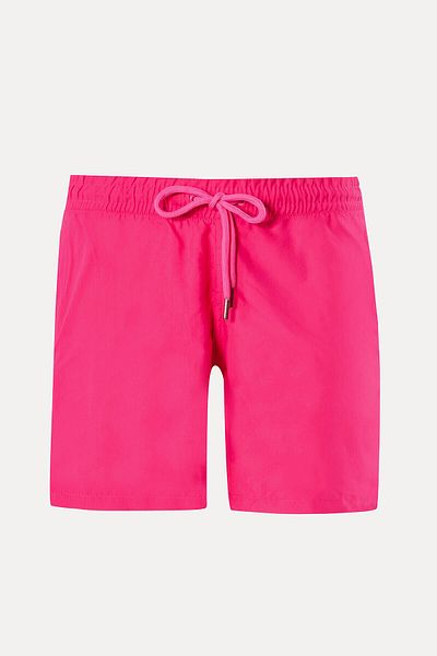 LOYA Pantaloni scurți de baie de bază fucsia