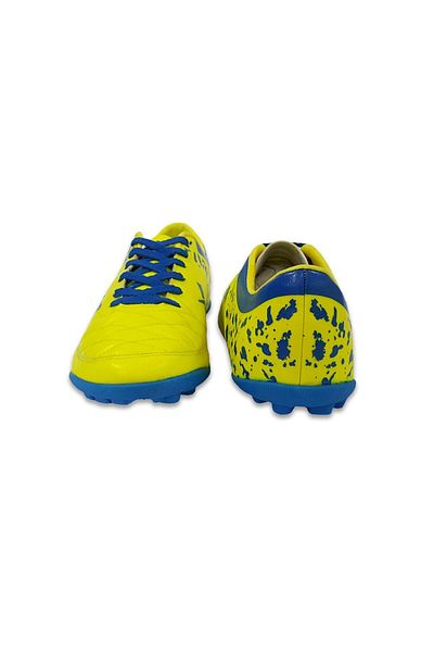 Vector X Fizer Indoor Football Shoes | Yellow/blue | 9 Uk/10 Us/43 Eu | Synthetic Leather